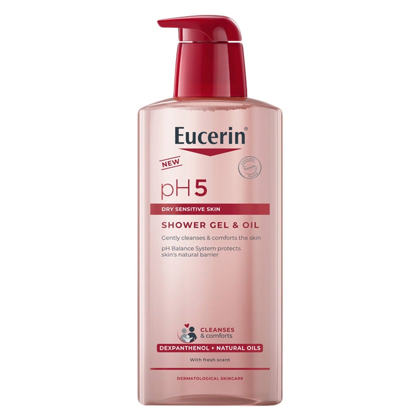 Eucerin pH5 Shower Gel & Oil For Dry Sensitive Skin 400ml