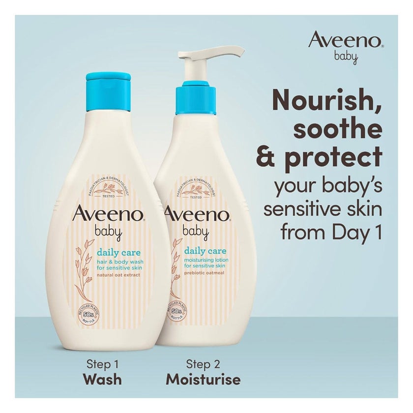 Aveeno Baby Daily Care Hair & Body Wash For Sensitive Skin 400ml