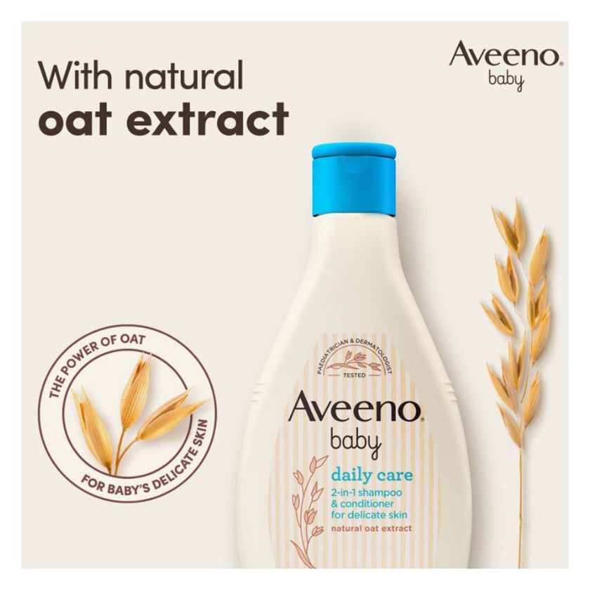 Aveeno Baby Daily Care 2-In-1 Shampoo & Conditioner 250ml