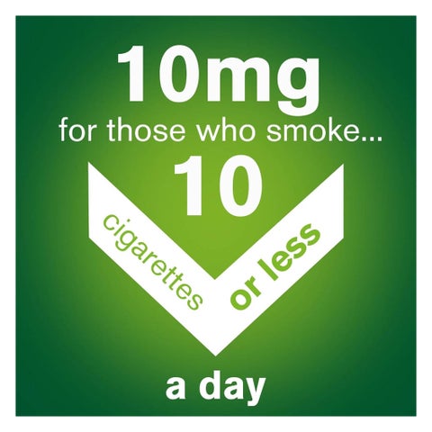 Nicorette Nicotine 10mg Invisi Patches, Pack of 7’s