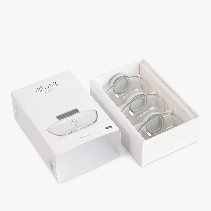 Elvie Pump Breastmilk Storage Bottles, Pack of 3's