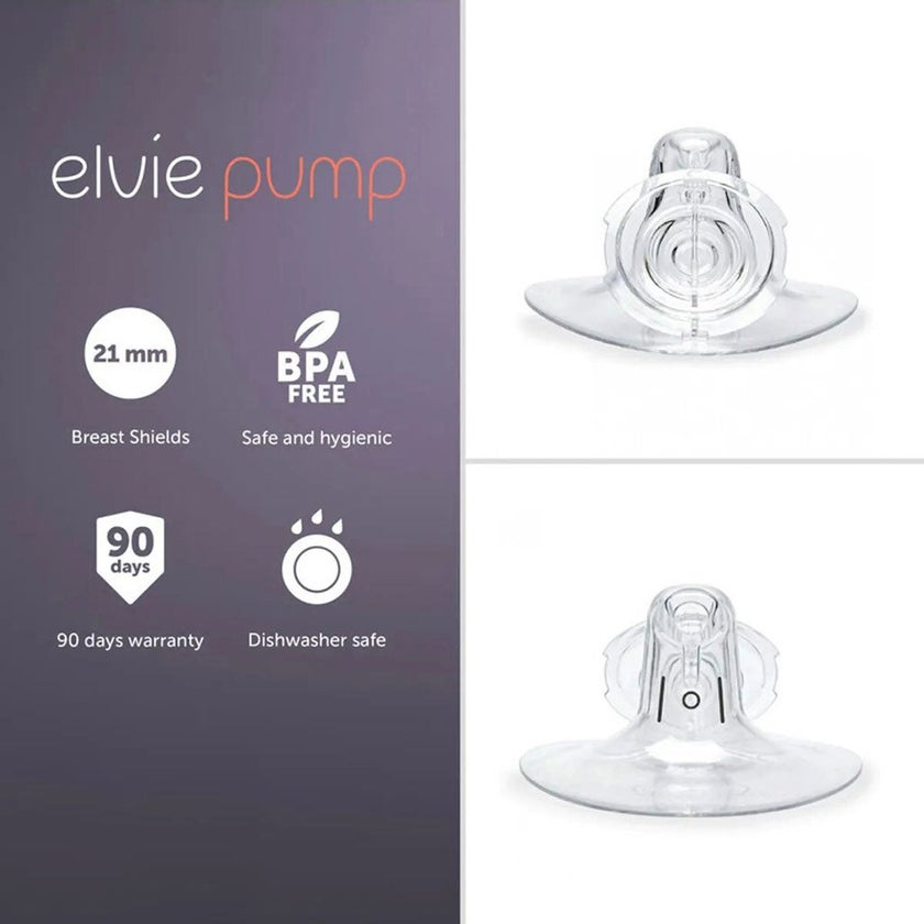 Elvie Pump Breast Shields, Size 28mm, Pack of 2's