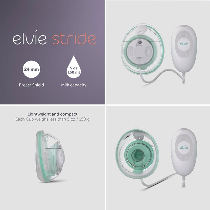 Elvie Stride Wearable Electric Breast Pump Single