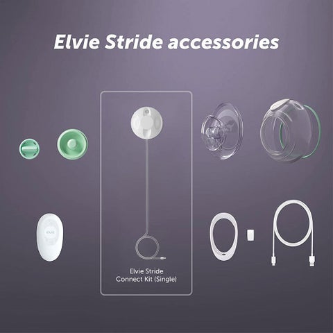 Elvie Stride Breast Pump Connect Kit - Single