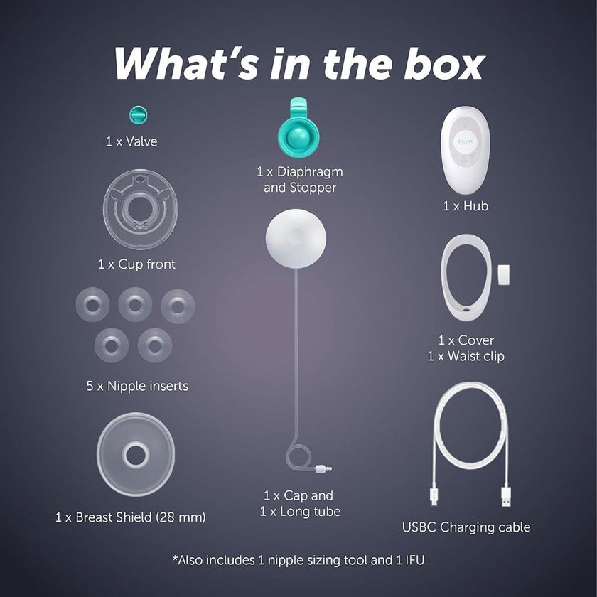 Elvie Stride 2 Wearable Electric Breast Pump Single