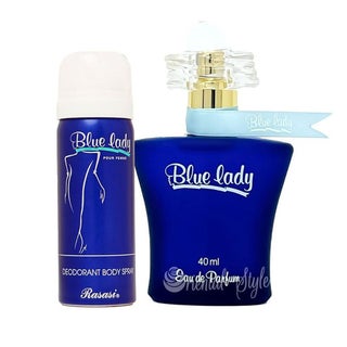 Rasasi Blue Lady Gift Set - Pack of Rasasi EDP 40ml + Rasasi Deo Spray 50ml