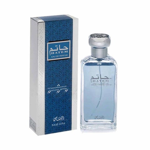 ماء عطر للرجال رصاصي، حاتم 75 مل