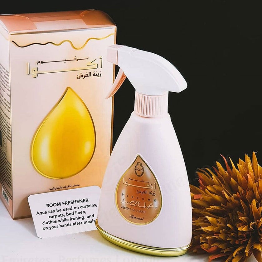 Rasasi Aqua Zeenat Al Farsh Room & Linen Mist 375ml