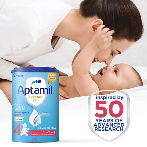 Aptamil Advance Stage 4 Growing Up Kids Milk Formula, 3 To 6 Years - 800g x 2