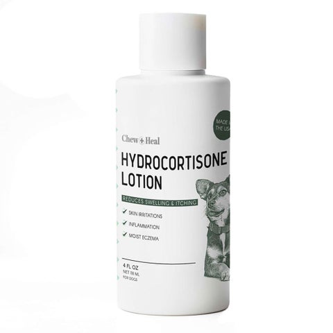 Chew + Heal Hydrocortisone Lotion For Dogs 118ml