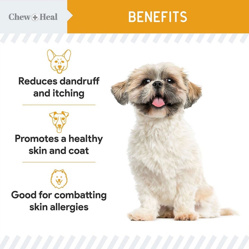 Chew + Heal Norwegian Salmon Oil Supplement For Healthy & Happy Fur 646ml