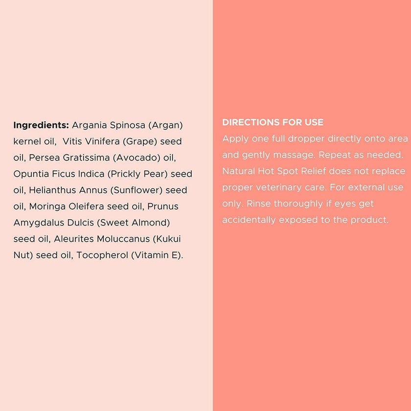 Chew + Heal Natural Hot Spot & Itching Relief Topical Liquid For Dogs 60ml