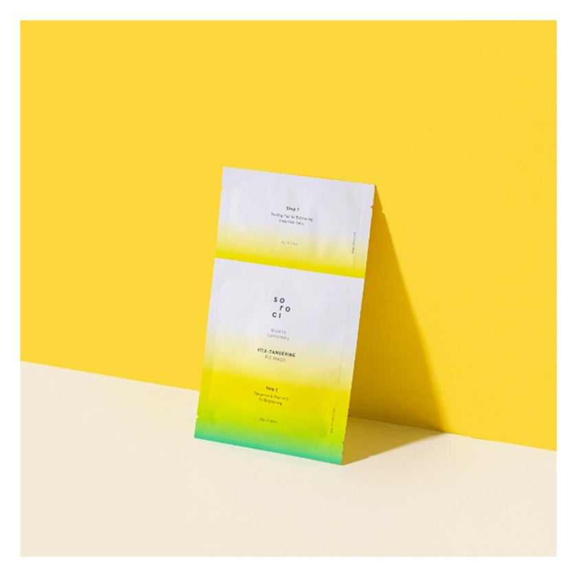 Soroci  Vita-Tangerine Fit Face Sheet Mask & Peeling Pad