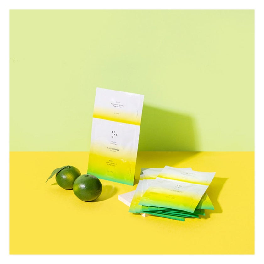 Soroci  Vita-Tangerine Fit Face Sheet Mask & Peeling Pad
