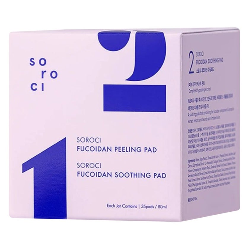 Soroci Fucoidan Peeling & Soothing Pads, Pack of 70’s