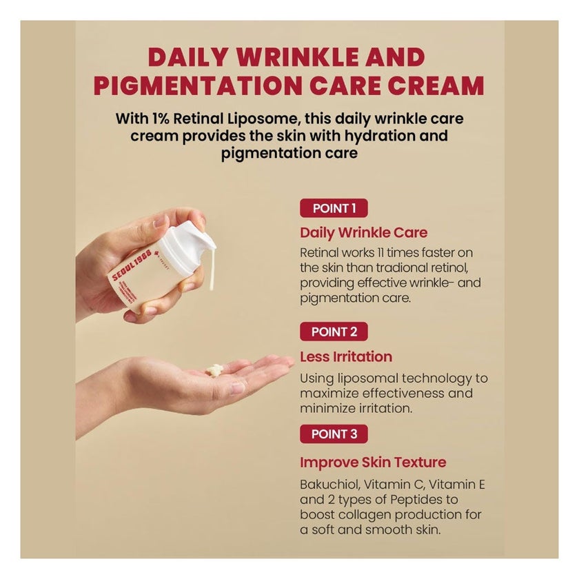 K-Secret Seoul 1988 Retinal Liposome 1% + Fermented Rice Cream 50ml