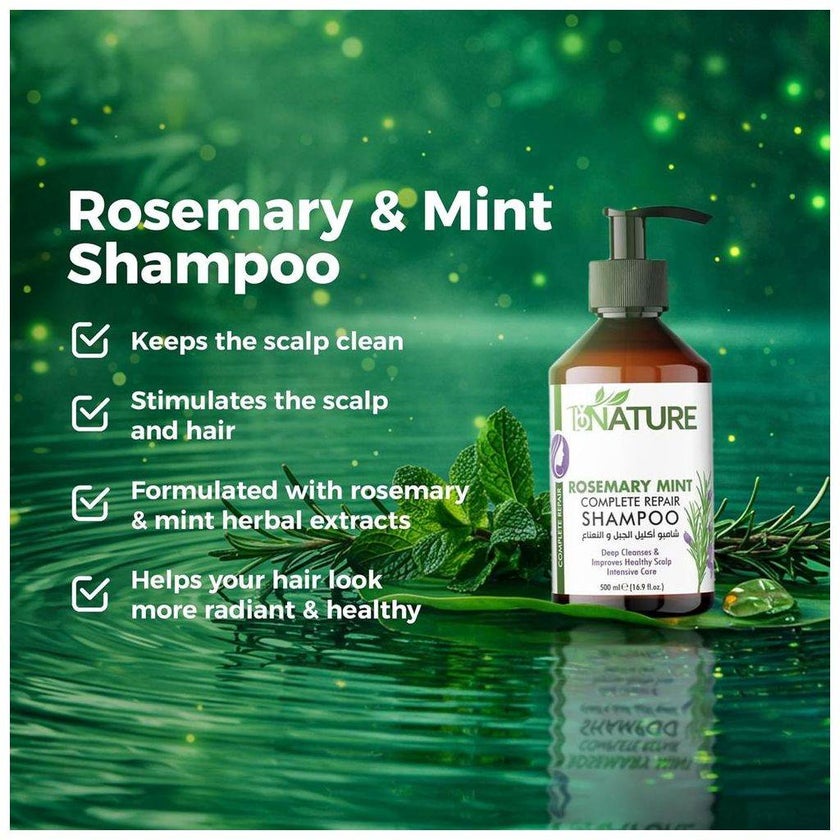 ByNature Rosemary Mint Shampoo 500ml