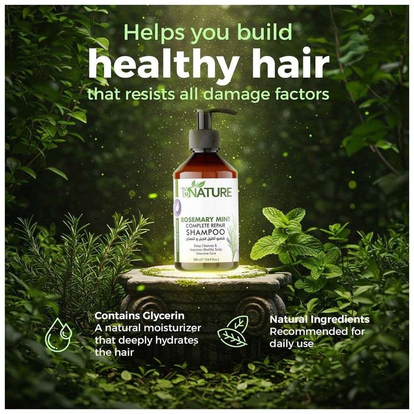 ByNature Rosemary Mint Shampoo 500ml