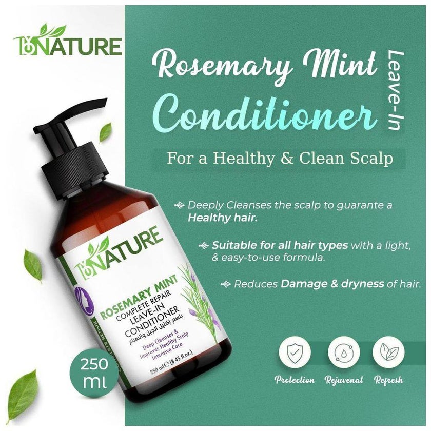 ByNature Rosemary Mint Leave In Conditioner 250ml