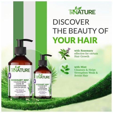 ByNature Rosemary Mint Leave In Conditioner 500ml