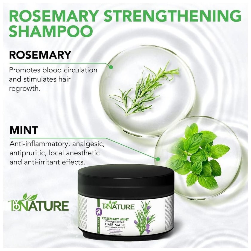 ByNature Rosemary Mint Hair Mask 300ml