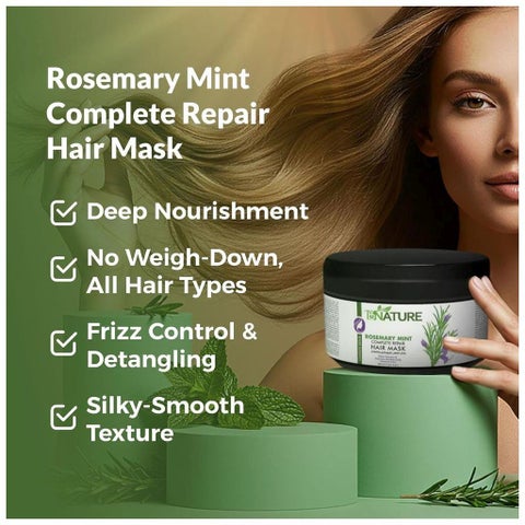 ByNature Rosemary Mint Hair Mask 300ml