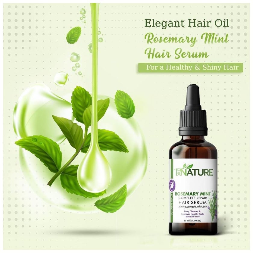 ByNature Rosemary Mint Hair Serum 50ml