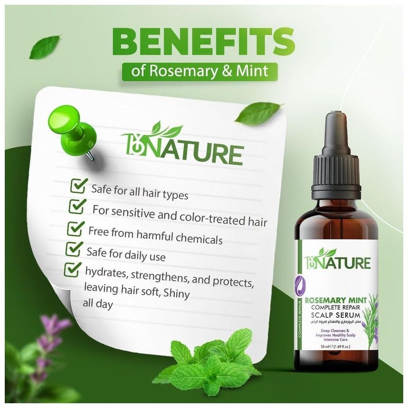 ByNature Rosemary Mint Scalp Serum 50ml