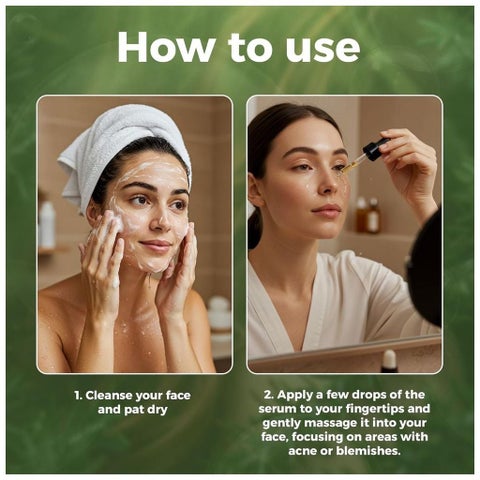 ByNature Rosemary Anti Acne & Blemish Care Face Serum 50ml