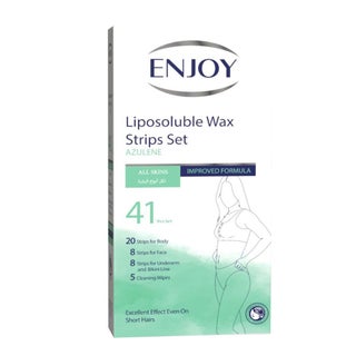 Enjoy Liposoluble Azulene Wax Strips Set, Pack of 41's