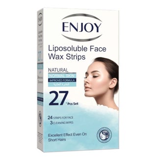 Enjoy Liposoluble Natural Face Wax Strips, Pack of 27's
