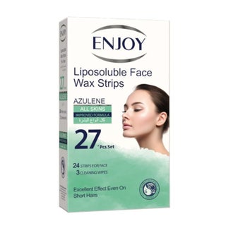 Enjoy Liposoluble Azulene Face Wax Strips, Pack of 27's