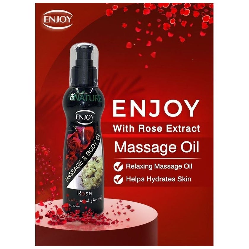 Enjoy Rose Massage & Body Oil 175ml