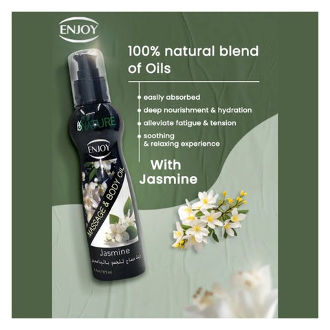 Enjoy Jasmine Massage & Body Oil 175ml