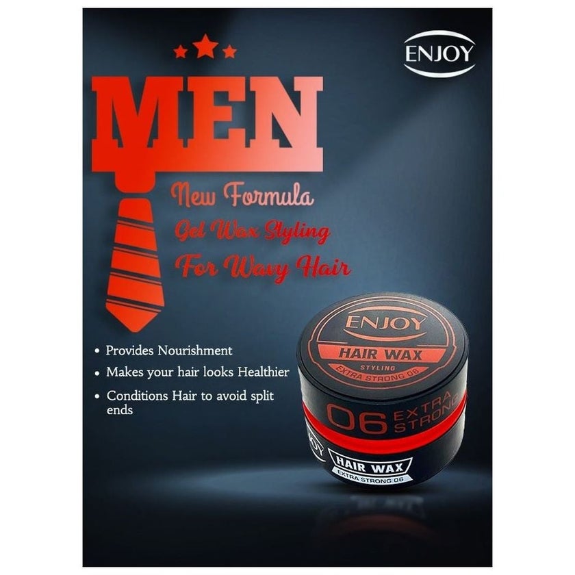 Enjoy Extra Strong 06 Hair Styling Wax 150ml