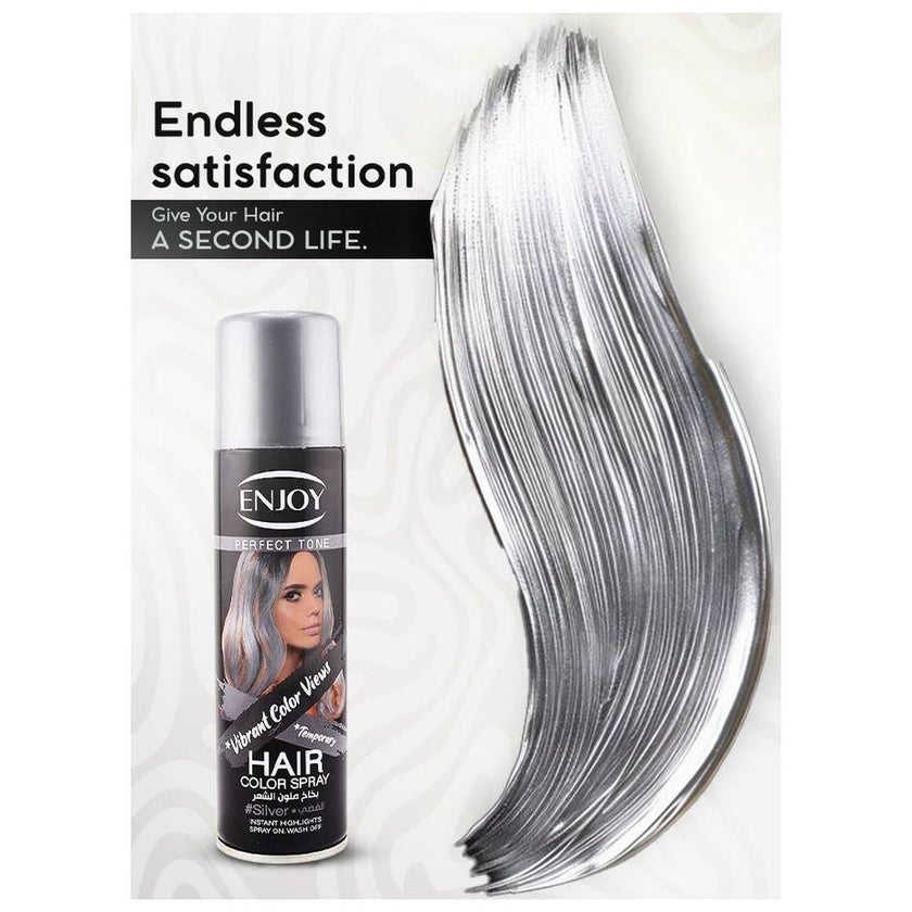 Enjoy Hair Color Spray 150ml - Silver