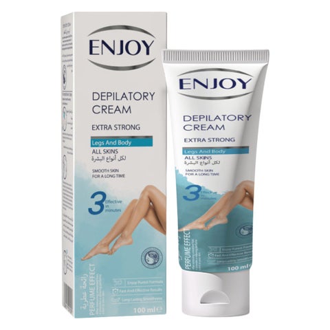 Enjoy Extra Strong Depilatory Cream For All Skin Types 100ml