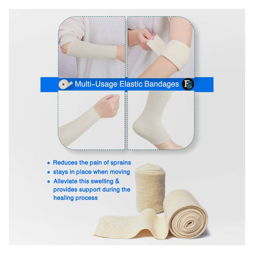 First Step Plus Elastic Bandage, Size 10cm x 4.5m