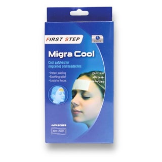 First Step Migra Cool Patches For Headache & Migraine, Pack of 4's