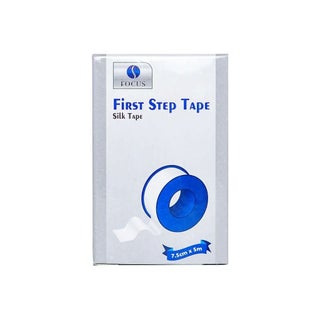 First Step Silk Tape For Dressing, Size 7.5cm x 5m