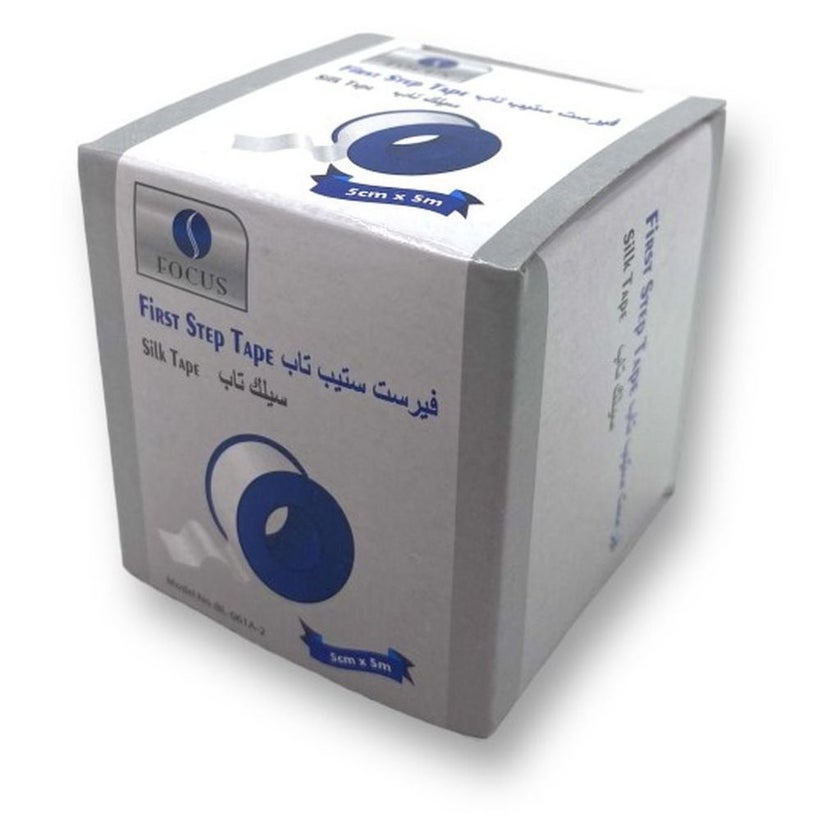 First Step Silk Tape For Dressing, Size 5cm x 5m