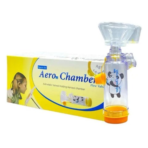 AeroChamber Plus Flow-Vu Anti-static Valved Holding Chamber, Medium - 1 to 5 Years