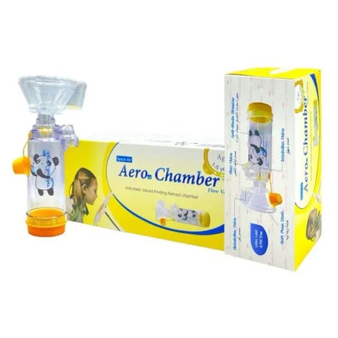 AeroChamber Plus Flow-Vu Anti-static Valved Holding Chamber, Medium - 1 to 5 Years