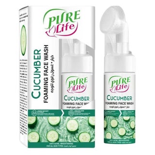 Pure Life Cucumber Foaming Face Wash With Silicone Brush 150ml