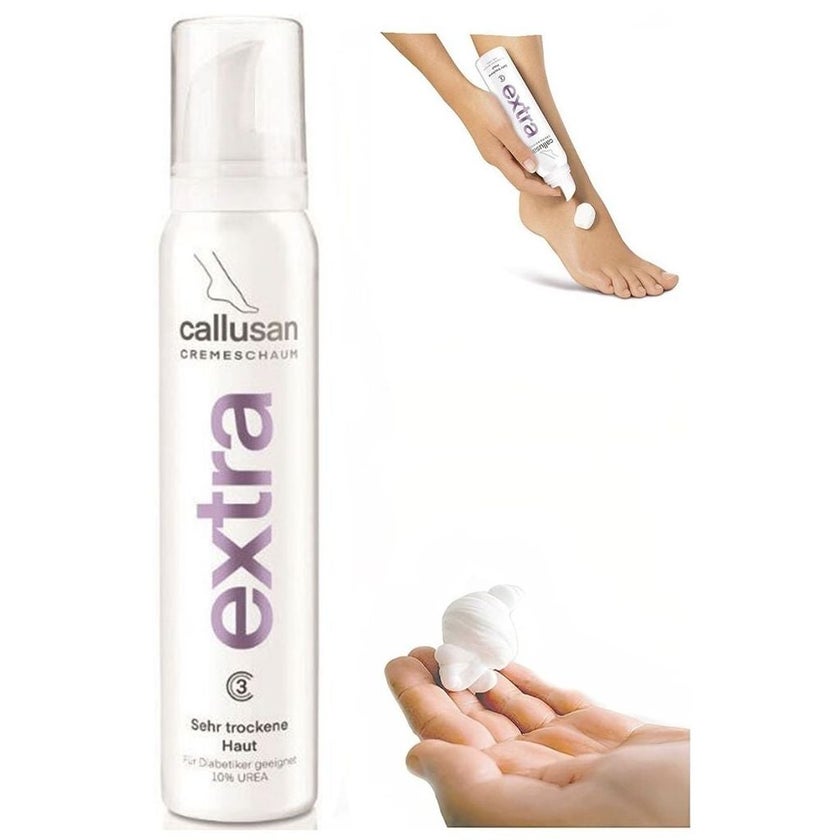 Callusan Extra Mousse Foot Cream For Dry Skin 125ml