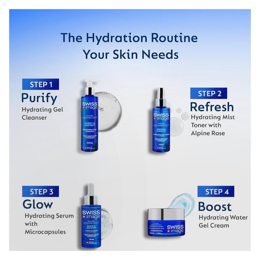 Swiss Image Alpine Aquaboost Replenish & Boost Hydrating Water Gel Cream 50ml