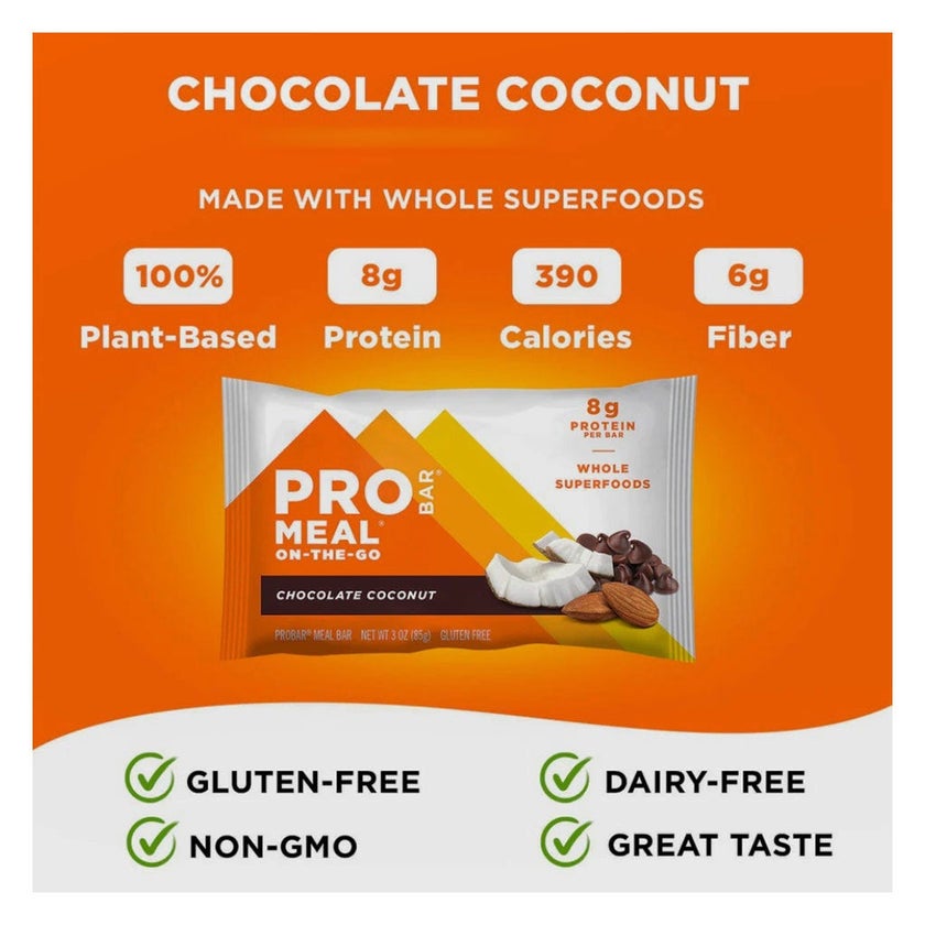 Probar Meal Chocolate Coconut Protein Bar 85g