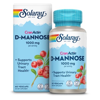 Solaray CranActin D-Mannose 1000mg, Urinary Tract Support - 60 Capsules