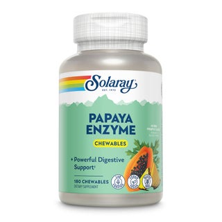 Solaray Papaya Enzyme Chewable Tablets For Digestive Support, Pack of 180's