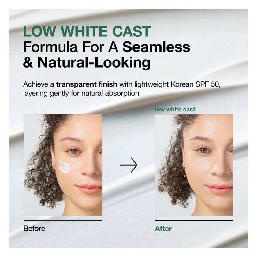 Anua Heartleaf Silky Moisture SP50+ PA++++ Sun Cream 50ml